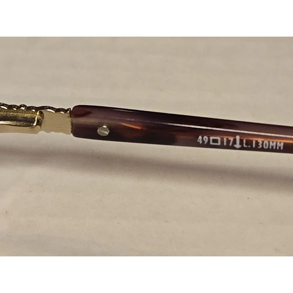 Clear Vision PETITE 34 Wine 49-17-130 Metal Full Rim Eyeglasses Frames Small